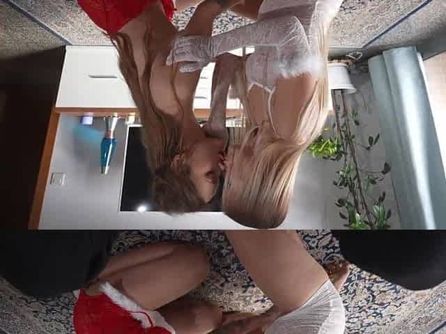 POV: My wife was out all Christmas night and came home with a angel in the morning, 3some ft Posh Spicy