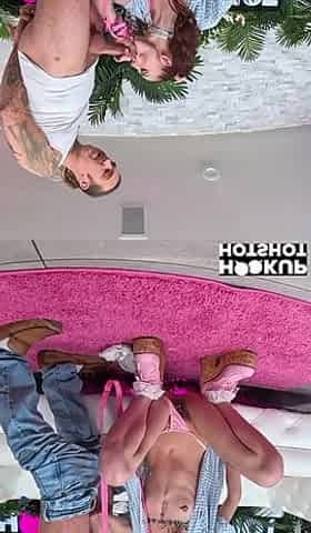 Bryan Gozzling's Tongue Fucks Shrooms Q's Hairy Pussy!