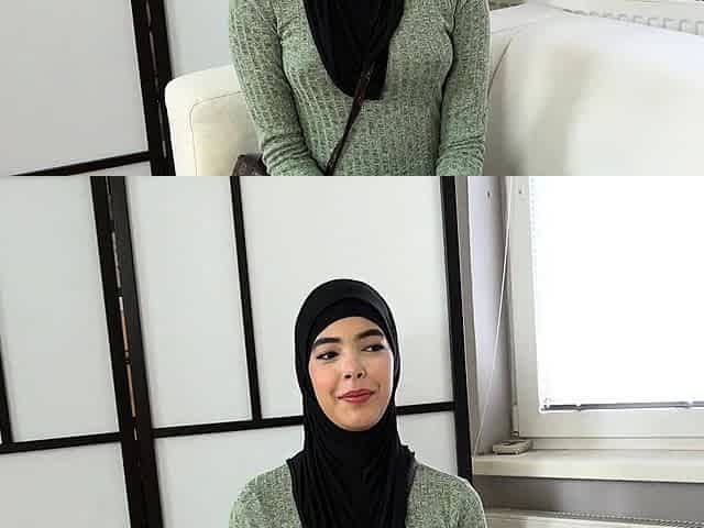 Babe in hijab really needs a job