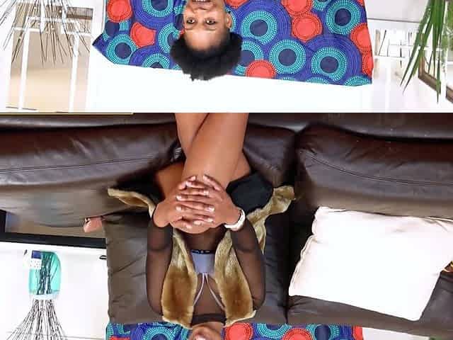 This THICK EBONY let me stretch her TIGHT PUSSY