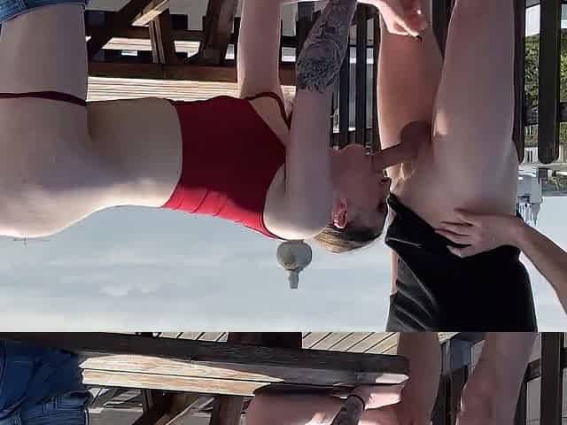 my slut hard drilled on the rooftop