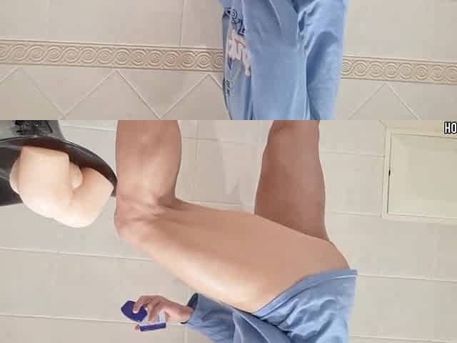 Large wang Inside Fake Booty - Cumming Unfathomable Inside the Toy