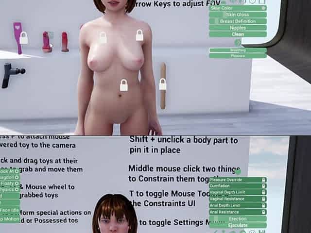 Massage Simulator Sex Game Play [part 01] Nude Game Play [18+]
