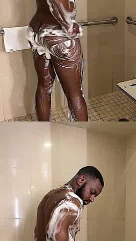 enormous groaning and whimpering Soapy Solo Wanking W/ Mr.J