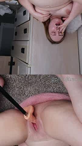 Sexy hottie Anetta Keys enjoys a solo toy masturbation