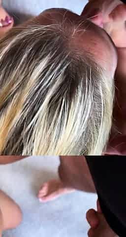 Wet and messy amateur blowjob and handjob