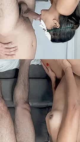 Eat My Tight Pussy Naughty but Cum Outside