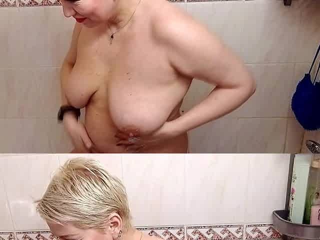 Big Mature Passion in a Tight Moscow Bathroom