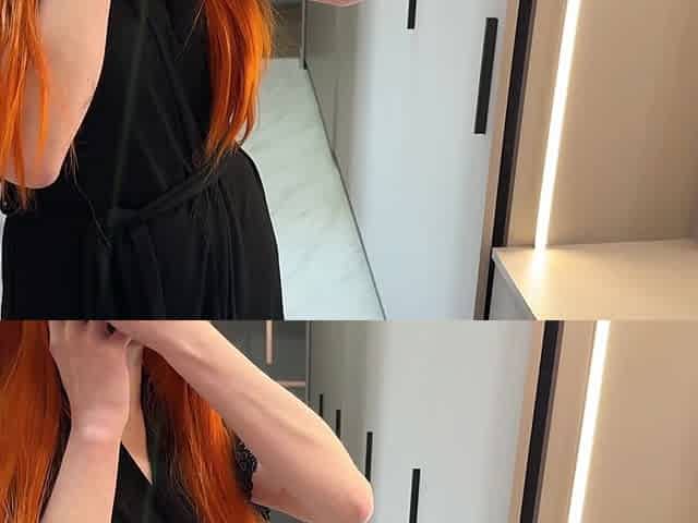 Redhead teacher allows me to fuck her for good grade
