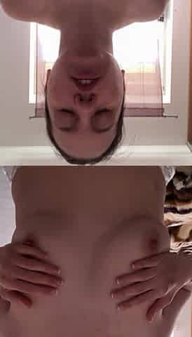 Applying Cream to the Breasts, Playing with the Nipples and Shaking the Breasts