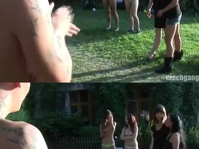 Czech gangbang 17 part 1