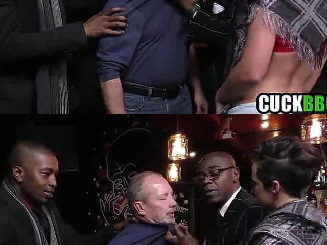 Cuckold Gives Wife To BBC Gangsters To Save His Booty