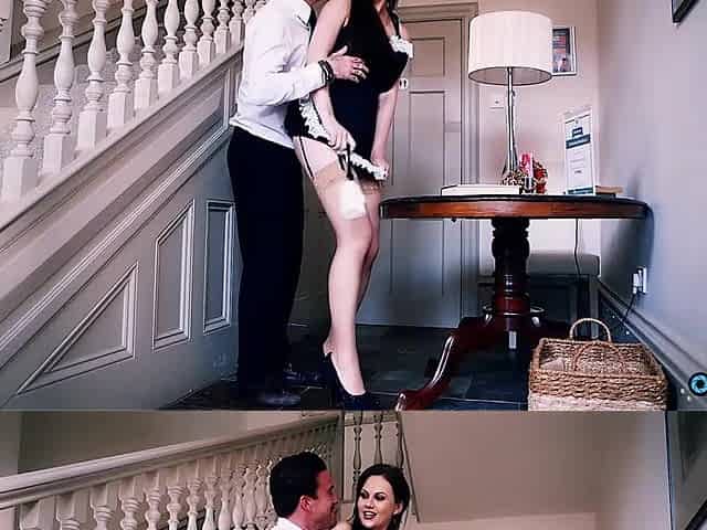 Some abode maid dames are a little also close to their masters and indulge giving a kiss