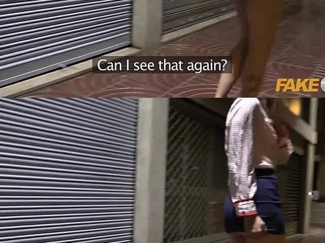 Fake Cop Lewd Spanish cocksucker gets cum on glasses