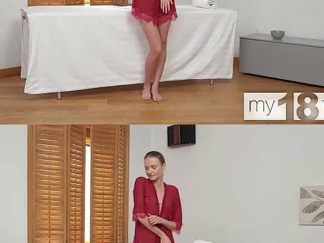 MY18TEENS - Anal-loving cutie Olivia enjoys anal masturbation.