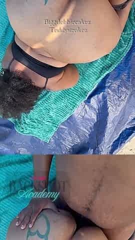 BBW Takes Pounding at Beach