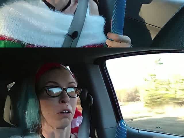 Holiday Car Masturbation