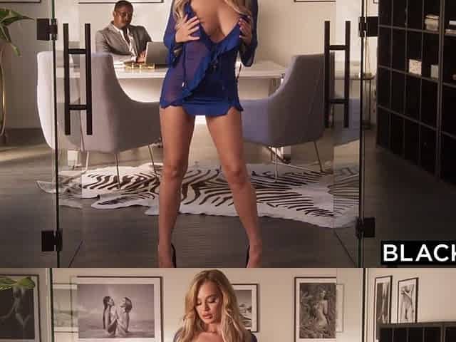 BLACKED Stacked Blonde Wifey Blake Begs For His Thick BBC