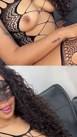 Sitting on Hard Cock Wearing Sexy Fishnet Lingerie - Raissa Conte