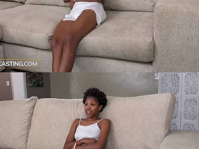 Skinny Ebony Babe Discovers The Joys
