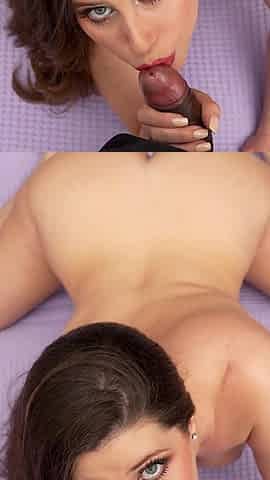 Lady Lyne POV BBC Blowjob and Foreskin Play