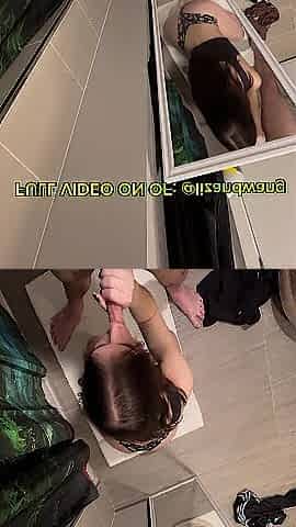 ALLIES SISTER SUCKED AND DRILLED ME IN THE BATH ????