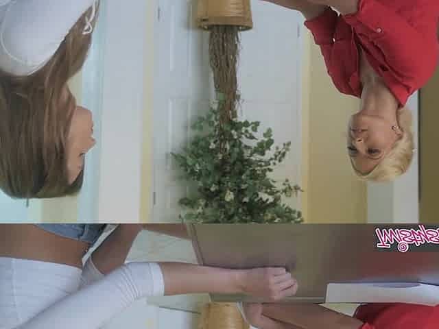 Hot Lesbians Anikka Albrite And Aspen Ora Eat Pussies During The Job Interview