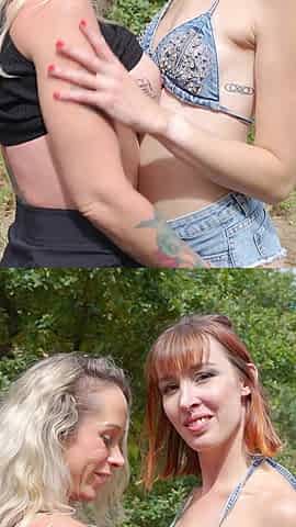 Street Prostitute Picked up Roadside for Anal Threesome, Balls Deep Anal, ATM, Atogm - Ashley More, Pixie Pink