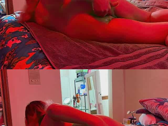 Excited bunny beauty fingering her butt