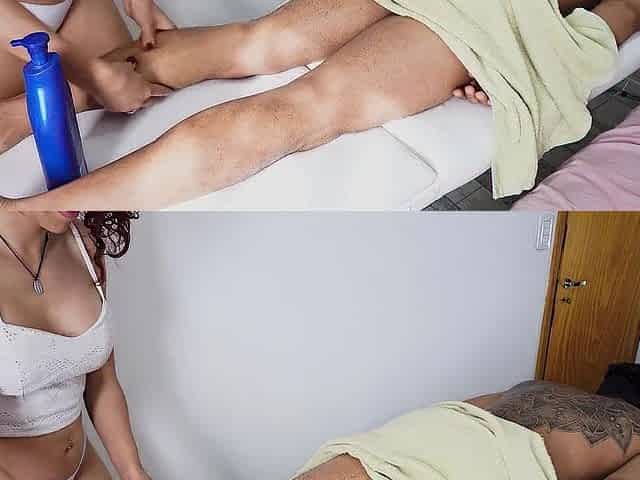 Latin chick masseuse desires a cheerful ending cum inside her