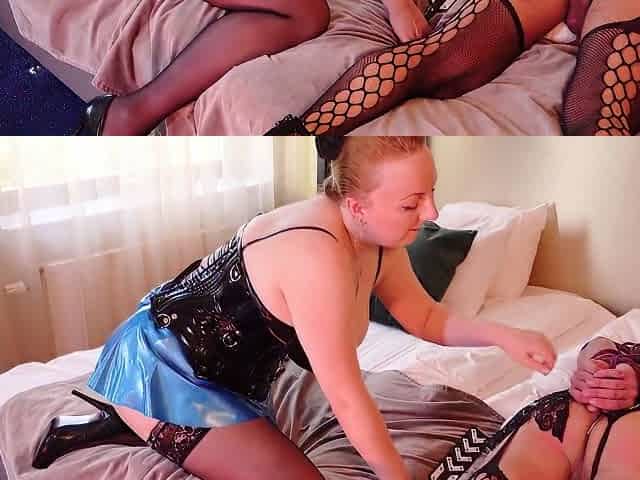 Unfathomable Thong-on Bang: Sexy Pegging For Sissy Doxy. Stepmom And Her Stepson