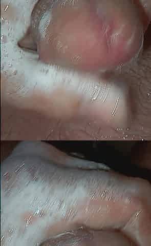 Grandad Likes To Jerk off His Large Obese Jock In The Shower Part 1