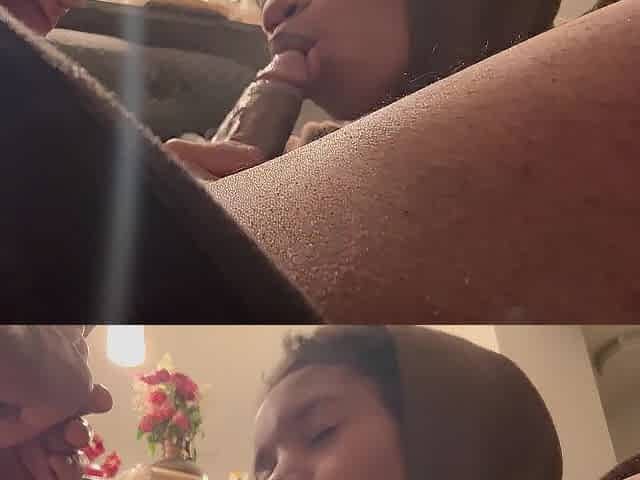 Slim Black sucking bbc