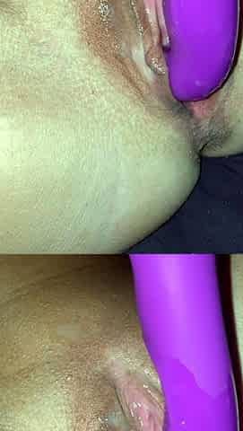 Sexy hottie Anetta Keys enjoys a solo toy masturbation