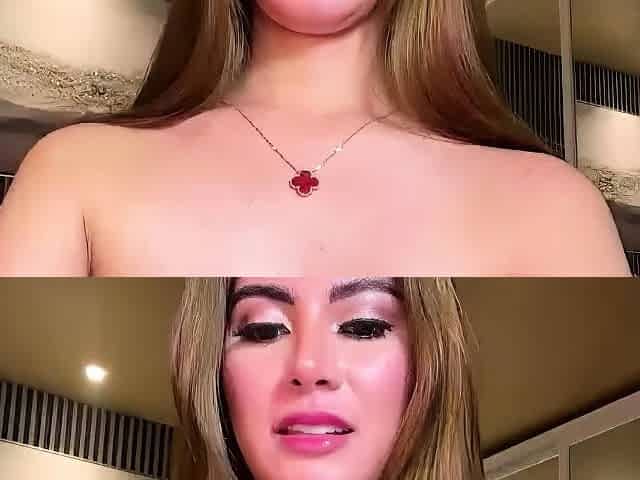 Hot Busty Webcam Babe Masturbate Solo