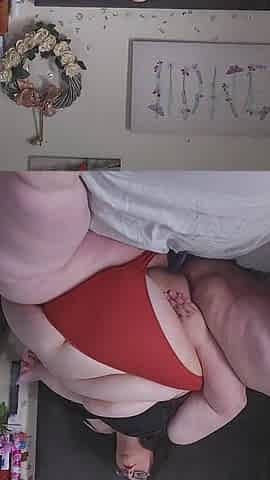 Fat Goddess in Tight Panties Cums