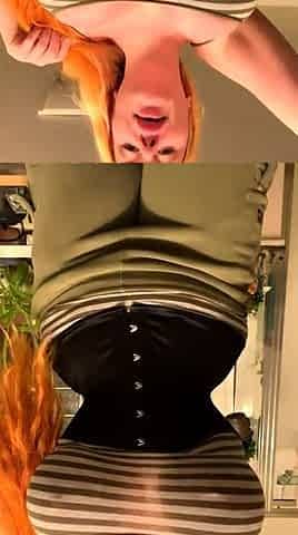 Big boob brunette masturbates on webcam