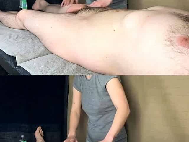 Nude Massage Therapist Gives Happy Ending Handjob