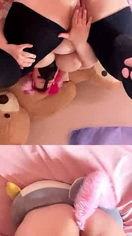 Horny Chubby Puppygirl Sending Naughty Wet Vids to Her Owner
