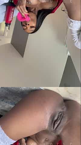 Solo Black Plays With Twat Untill This babe Squirts - Nivia Wolfe