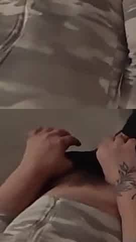 Curvy Party Gal Felt Up and Suck Rod