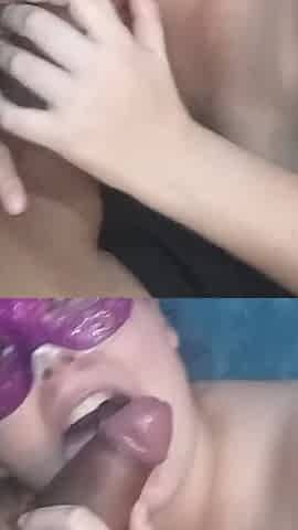 Nymphomaniac wife went crazy over friend's dick, got all wet # 4