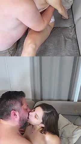 Hot Young Wife Squirting While Riding a Dick