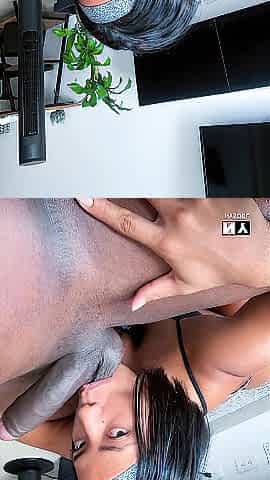This guy devoured his jock and rode it until this chab made him cum -amateur pair- nysdel