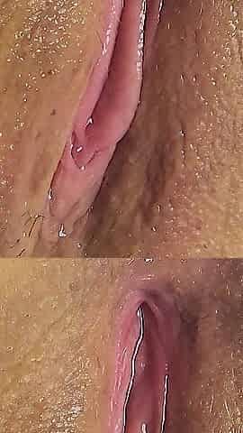 my snatch close up and my favourite mini dildo