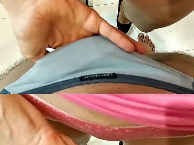 My wife play with my weenie and desire me to cum in