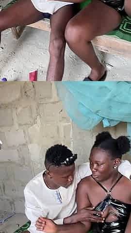 A Young 56-year-old Woman Paying an Intimate Visit to a Young, Tattooed Prisoner