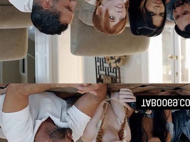 Lustful Stepdads Screw Their Teen Stepdaughters Whilst Play Movie Game