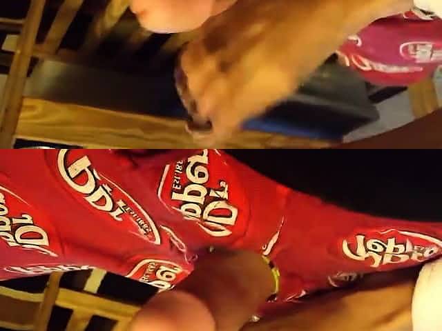 Asian footjob