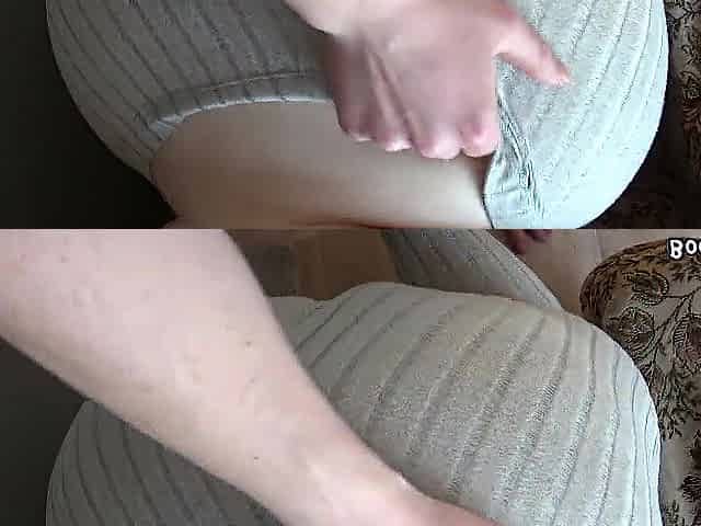 Hotty with massive booty gets intensive bang on a bed in doggystyle